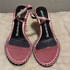 Alexander Wang Pink Embellished Sandals